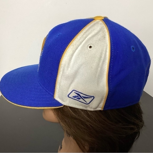 LA Rams NFL Reebok Gridiron Classics Wool Sz 7 1/2 Fitted Baseball Cap Hat EUC! - Picture 3 of 9